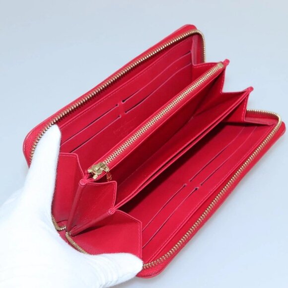 LOUIS VUITTON Monogram Vernis Yayoi Kusama Wallet Rouge M91572 LV Auth bs24989 - Picture 12 of 16